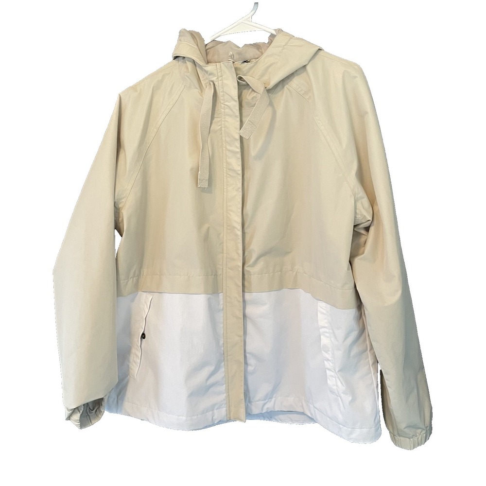 Alpine Design Hooded‎ Windbreaker Jacket Women's XL Coat Zipper Like New